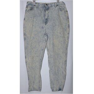 Vtf PS Gitano Denim Acid wash Blue Jeans Retro 80's 20W/34